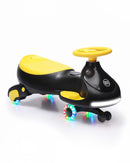 12V Dual-Function Electric Wiggle Car for Kids with Pedal, 360-Degree Steering, and Flashing Wheel Magic Cars Variant 0