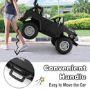 12V Dual-Seater Licensed Kids Toyota FJ40 Ride-On Car with 2.4G Remote Control - Black Magic Cars 4