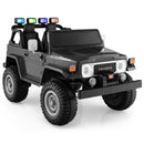12V 2-Seater Battery-Powered Ride-On Car with 3-Point Seat Belts and Doors, Black Magic Cars 0