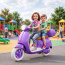 12V Electric Motorcycle for Two with Three Wheels, Spacious Storage Box & LED Light Magic Cars Variant 0