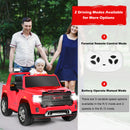 12V 2-Seater Licensed GMC Kids Electric Ride-On Truck with Remote Control and Storage Box, Red Magic Cars 5