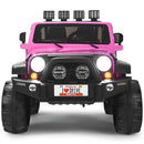 12V 2-Seater Ride-On Truck with Remote Control and Storage Compartment Pink Magic Cars 0