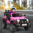 12V 2-Seater Ride-On Truck with Remote Control and Storage Compartment Pink Magic Cars 2