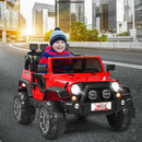 12V Red 2-Seater Ride-On Truck with Remote Control and Storage Compartment Magic Cars 2