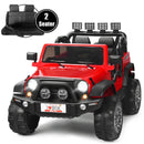 Red 12V Dual-Seater Electric Ride-On Truck with Remote and Storage Magic Cars 3