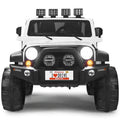 White 12V Dual Seat Ride-On Truck with Remote Control and Storage Compartment Magic Cars Variant 0