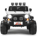 White 12V Dual Seat Ride-On Truck with Remote Control and Storage Compartment Magic Cars Variant 0