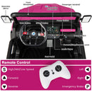 12V 2-Seater Electric Ride-On UTV Dump Truck with Remote Control, Dump Bed, and Shovel - Pink Magic Cars 5