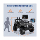 12V Two-Seat Electric Ride-On Truck with Remote Control, LED Lights, and MP3 for Kids Magic Cars 18