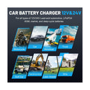 12A Automatic Smart Battery Charger for 12V and 24V Systems Magic Cars 7