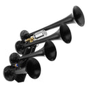 12V/24V Truck and Train Air Horn, 185dB Loud Four Trumpet Air Horn for Cars Magic Cars 6