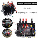12V 250A Winch Solenoid Relay Contactor with 6 Protective Caps and Relay Thermal Protection Magic Cars 3
