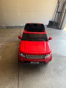 12V 3.7 MPH 2-Seater Licensed Land Rover Toy Car with Parent Remote Control Red Magic Cars 1