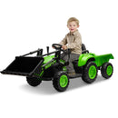 12V 3-in-1 Kids Electric Ride-On Excavator Bulldozer Tractor with Remote and Trailer Magic Cars 7