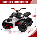 12V 3-Wheeler Ride-On Electric ATV Motorcycle Battery-Powered Vehicle Magic Cars 19