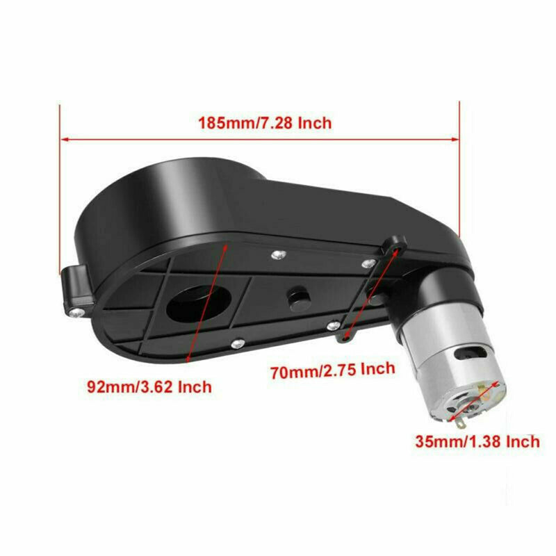 12V 30000RPM Electric Motor with Gear Box For Kids Power Wheels Ride
