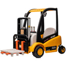 12V Kids Ride-On Forklift Car with 360° Rotation, Liftable Fork, and Protective Tent Magic Cars 3