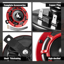 12V 4-Pack Loud Electric Car Horn 128dB for Vehicle, Boat, RV, and Bike Magic Cars 2