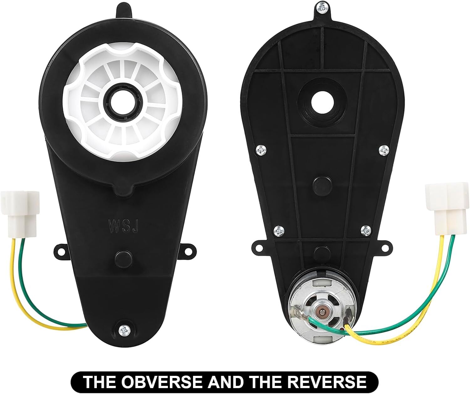 12V 40000RPM Gearbox Motor Kids Ride On Car 2Pcs Electric Motor Gearbox