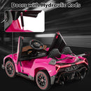 12V 4WD Kids Ride-On Car Licensed Lamborghini Veneno with Hydraulic Doors and Remote Control Magic Cars 5