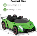 12V 4WD Kids Ride-On Car with Safety Features and Built-In Music Lamborghini Style Magic Cars 7