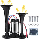 12V 600DB Super Loud Dual Electric Air Horns for Car and Truck Magic Cars 0