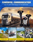 12V 600DB Super Loud Dual Electric Air Horns for Car and Truck Magic Cars 4