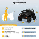 12V 7AH Battery-Powered Electric Ride-On Truck for Kids with 3 Speeds and Parental Control Magic Cars 2