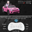 12V 7Ah Kids Electric Ride-On Car Licensed Dodge Charger SRT Hellcat with Battery Magic Cars 6