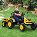 12V 7AH Kids Ride-On Tractor with Trailer, Remote Control, LED Lights, Music, and Suspension Magic Cars 5