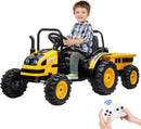 12V 7AH Kids Ride-On Tractor with Trailer, Remote Control, LED Lights, Music, and Suspension Magic Cars Variant 0