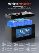 12V 7Ah Lithium Power Wheels Battery with Dual USB Ports Magic Cars 3