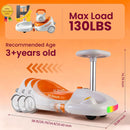 12V 8Ah Electric Wiggle Car with 3 Speed Settings for Kids Magic Cars 6