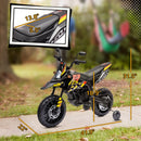 12V Licensed Kids Motorcycle with Training Wheels Yellow Magic Cars 2