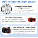 12V Charger for Ride-On Car Toys, Works with BMX X6 and Kid TRAX GMC Magic Cars 3