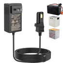 12V Charger with 6.6Ft Cable for Power Wheels 12 Volt Ride-On Vehicles in Black Magic Cars 2
