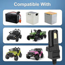 12V Charger with 6.6Ft Cable for Power Wheels 12 Volt Ride-On Vehicles in Black Magic Cars 3
