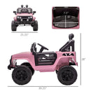 12V Battery Electric Kids Ride-On Off-Road Truck Toy with Manual and Parent Remote Control Magic Cars 2