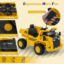 12V Battery Electric Ride-On Dump Truck for Kids with Tiltable Bump Bed Magic Cars 7
