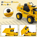 12V Battery Electric Ride-On Dump Truck for Kids with Tiltable Bump Bed Magic Cars 8