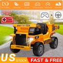 12V Electric Ride-On RC Dump Truck for Kids with Remote Control and Functional Dump Bucket Magic Cars Variant 0