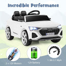 12V Licensed Audi SQ8 Kids Ride-On Car Toy with Remote Control and 3-Speed Settings Magic Cars 3