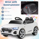 12V Licensed Audi SQ8 Kids Ride-On Car Toy with Remote Control and 3-Speed Settings Magic Cars 4