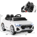 12V Licensed Audi SQ8 Kids Ride-On Car Toy with Remote Control and 3-Speed Settings Magic Cars 5