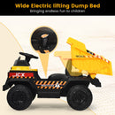 12V Battery-Powered Kids Ride-On RC Dump Truck Construction Tractor with Electric Bucket Magic Cars 4