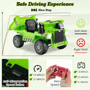 12V Battery Powered Kids Ride-On Electric Dump Truck Toy with 2.4G Remote Control and Functional Dump Bed Magic Cars 11