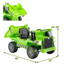 12V Battery Powered Kids Ride-On Electric Dump Truck Toy with 2.4G Remote Control and Functional Dump Bed Magic Cars 5