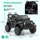 12V Battery-Powered Kids Electric Ride-On Truck Car with Remote Control, Wheels & 3 Speed Settings Magic Cars 2