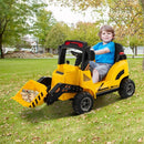 12V Battery Powered Kids Electric Ride-On Tractor Car with Safety Belt Magic Cars 1