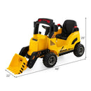12V Battery Powered Kids Electric Ride-On Tractor Car with Safety Belt Magic Cars 2